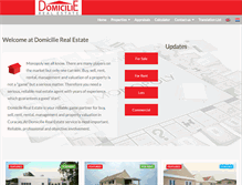 Tablet Screenshot of domicilie.net