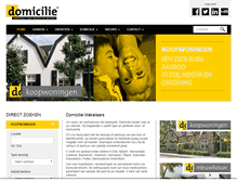 Tablet Screenshot of domicilie.nl